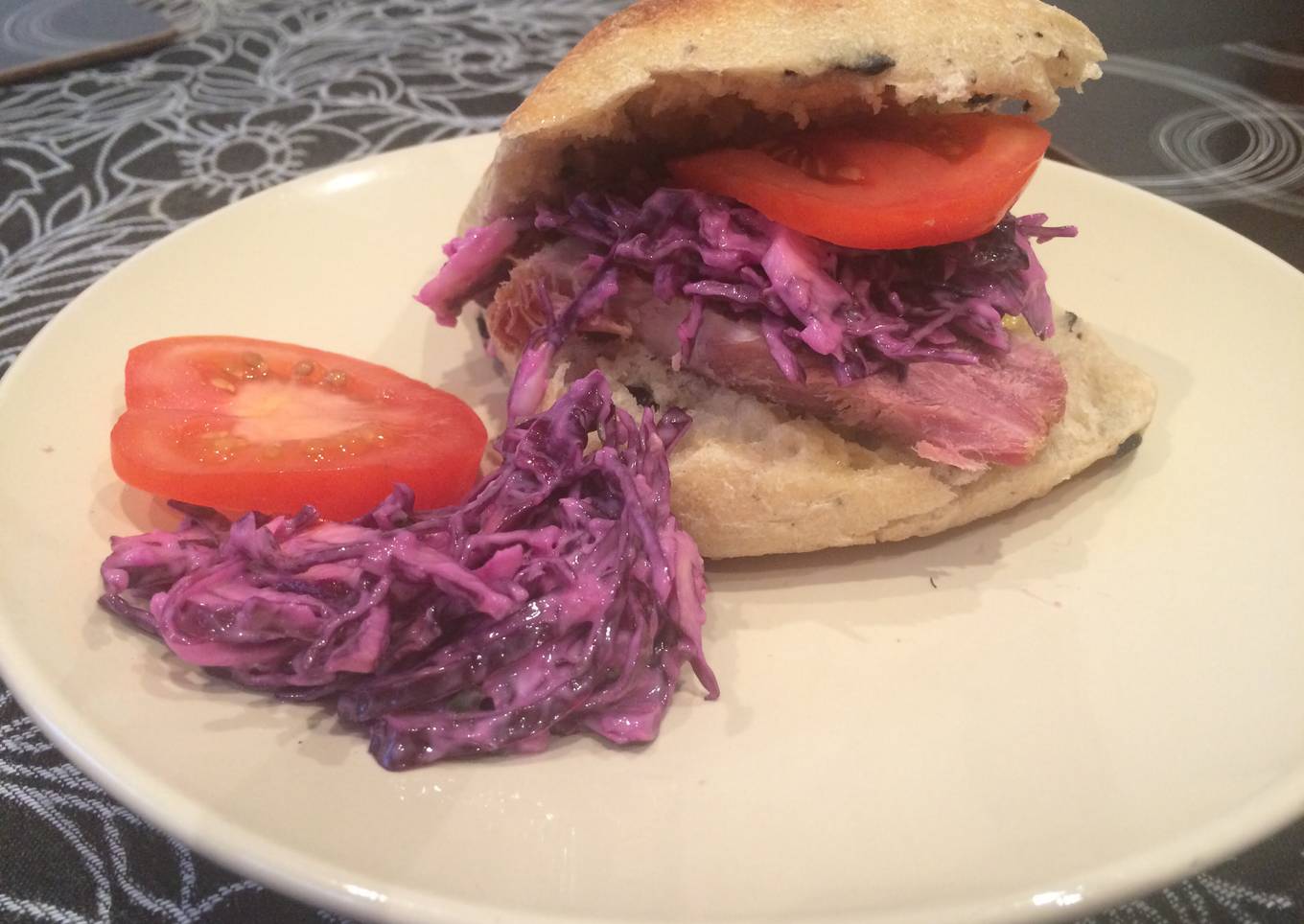 Red Cabbage Coleslaw