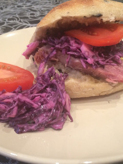A picture of Red Cabbage Coleslaw.