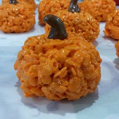 A picture of Crispy Pumpkin Treats.