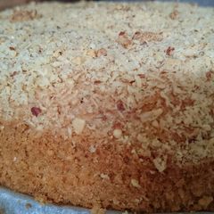 A picture of Almond and coconut cake.
