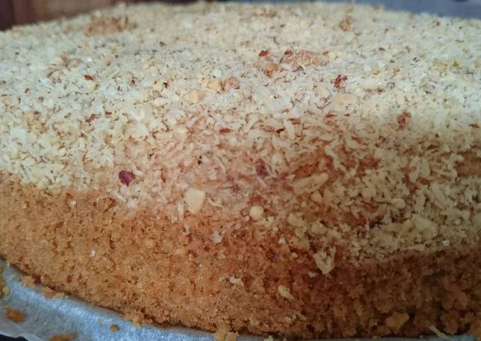 Step-by-Step Guide to Prepare Quick Almond and coconut cake