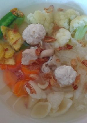 Foto resep SOP Manten Solo simpel