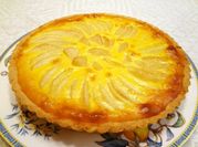 A picture of pears tart