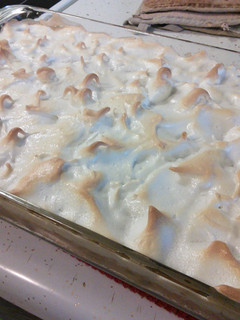 A picture of Rhubarb Dessert.