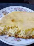 Blondies de limón con glaseado de limón