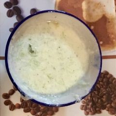 A picture of Garlic cucumber Dip.
