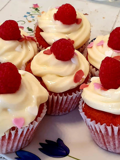 Una foto de Magdalenas Red Velvet