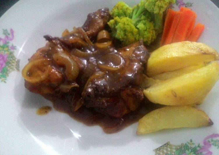 Resep Chicken With Barbeque Sauce Yang Enak