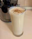 Smoothie με μήλο🍎 μπανάνα 🍌γιαούρτι και ανθρακούχο νερό