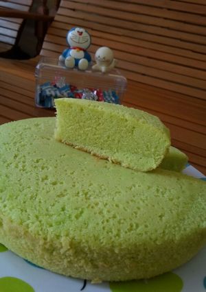Foto resep Bolu pandan rice cooker/magic com