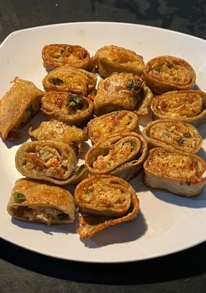 Foto resep Ayam udang egg roll