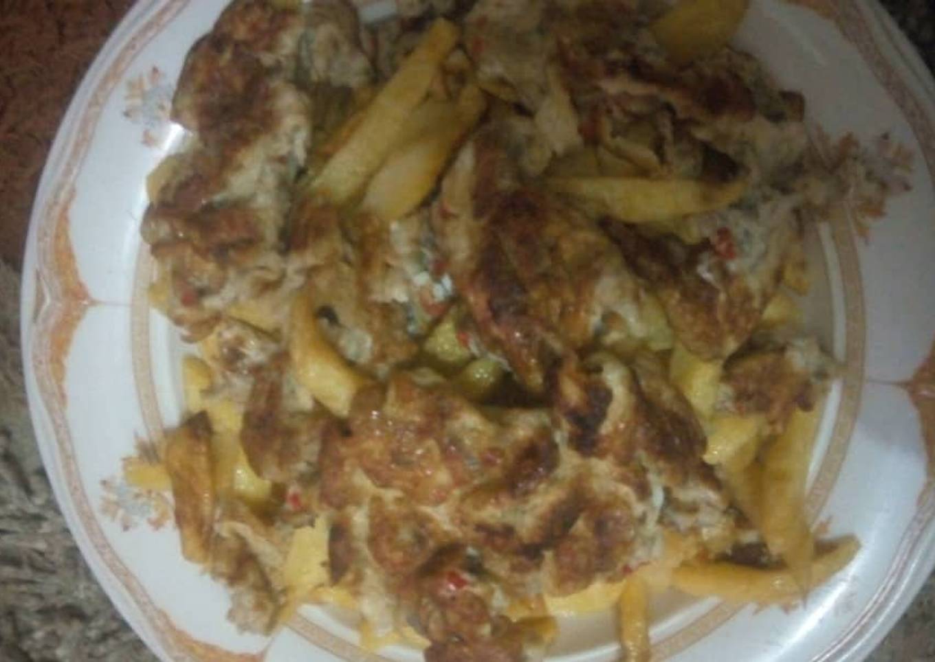 Potatoes and eggs