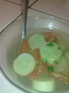 Foto resep Sayur bening timun