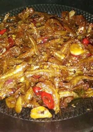 Foto resep Kering Teri pedas