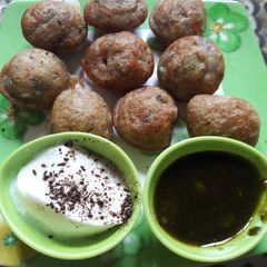 A picture of #tiffin box#moongdal rice appe.