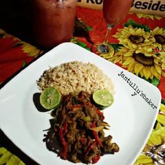 A picture of Spiced rice.