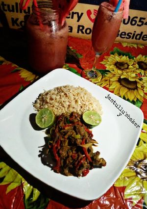 A picture of Spiced rice.