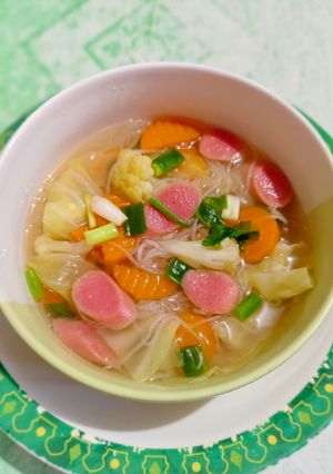 Foto resep Sop Bihun Sosis