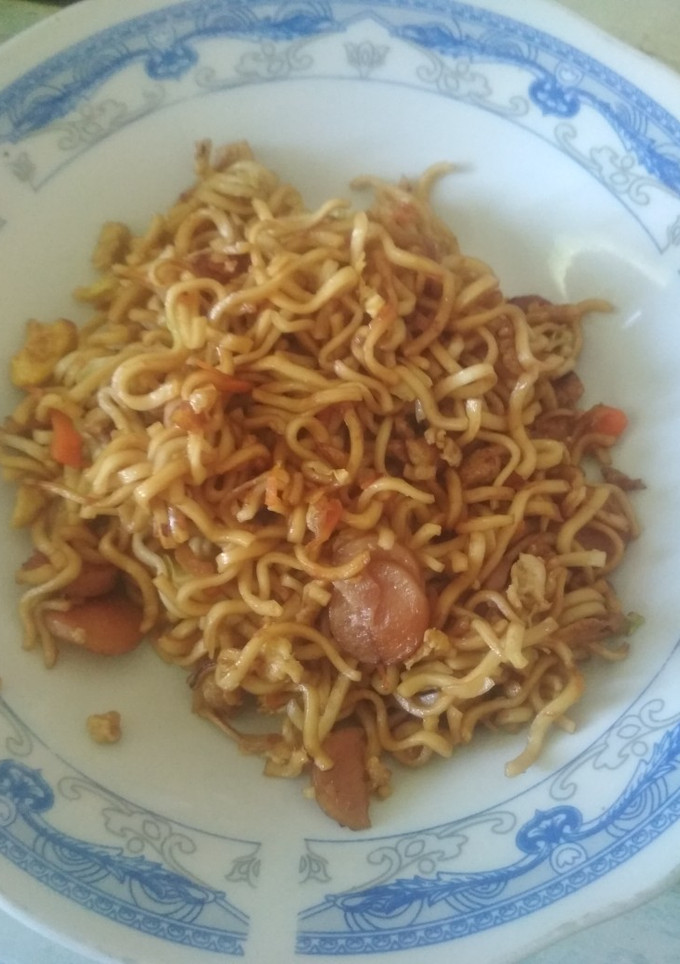 Foto resep Mie sosis duo bawang