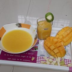 A picture of Mango fruiti homemade.