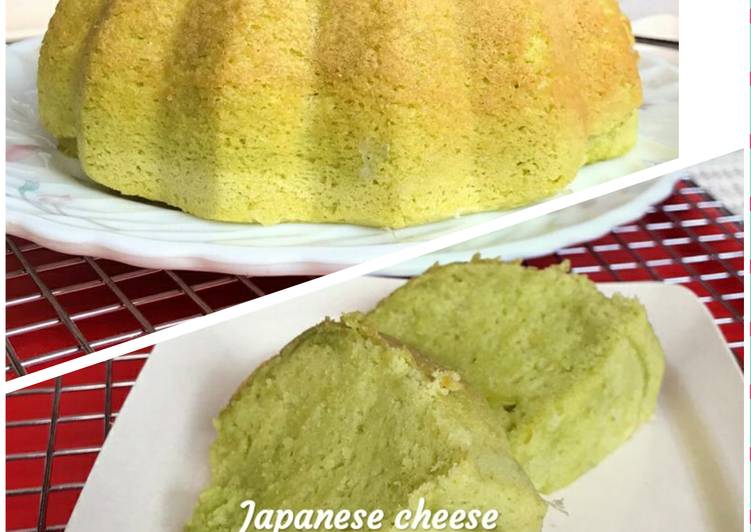 Bagaimana Membuat Japanese cheese cake #matcha, Bikin Ngiler