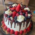 Layer cake aux fruits rouges