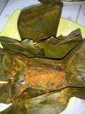 Pepes / Brengkes Jangkang (Kepiting Lunak)