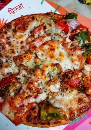 A picture of Homemade pizza.
