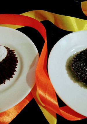 A picture of Eggless Choco lava muffins.