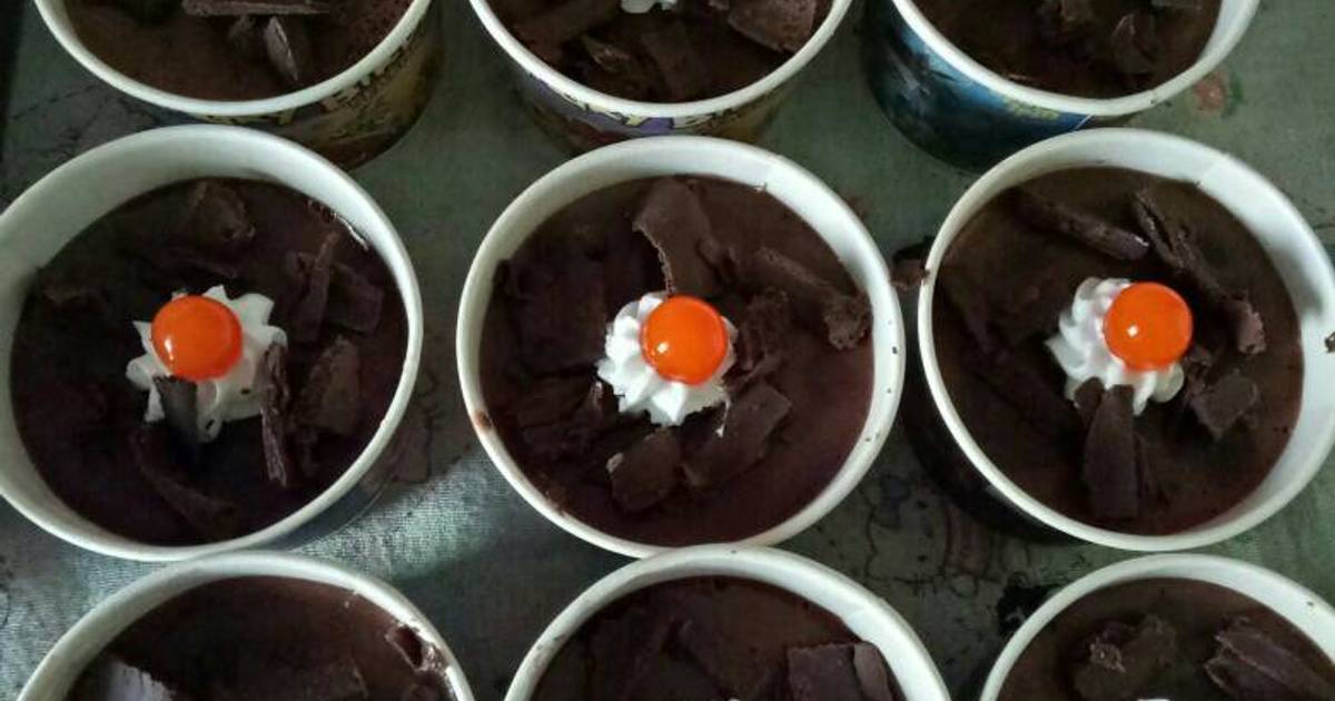  Resep  Puding  coklat  susu  cup  oleh Jasmine Cakery Cookpad