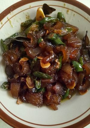 Foto resep Tumis Kikil Cabe Hijau