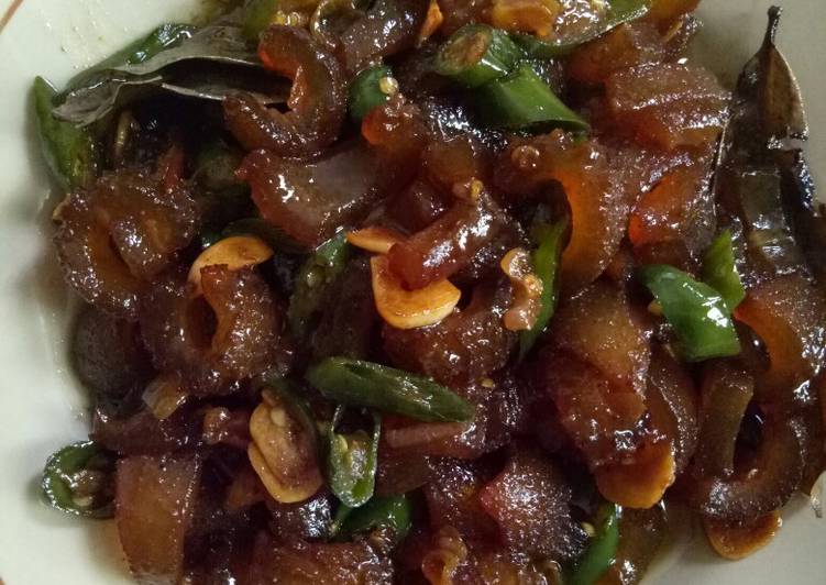 Recipe: Delicious Tumis Kikil Cabe Hijau