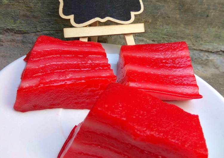 Kue lapis kemerderkaan #semarak_merahputihclover