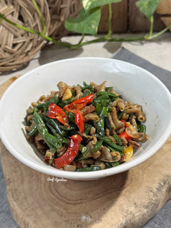 Foto resep Tumis Usus Ayam Kacang Panjang