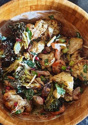 A picture of Roasted Veggie Salad.