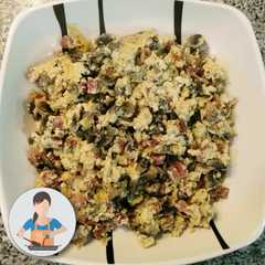 รูปของ Revuelto de champiñones con jamón
