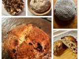Pane con noci, uvetta e fichi