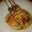 Sate kambing spesial saos kacang