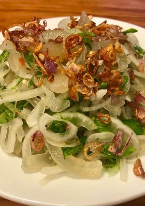 Hình của món Gỏi da bò.