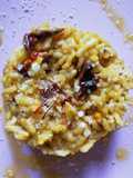 Risotto cremoso con porcini e zafferano