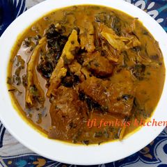 Bitter Leaf Soup(Ofe Onugbu) A picture of Bitter Leaf Soup(Ofe Onugbu).