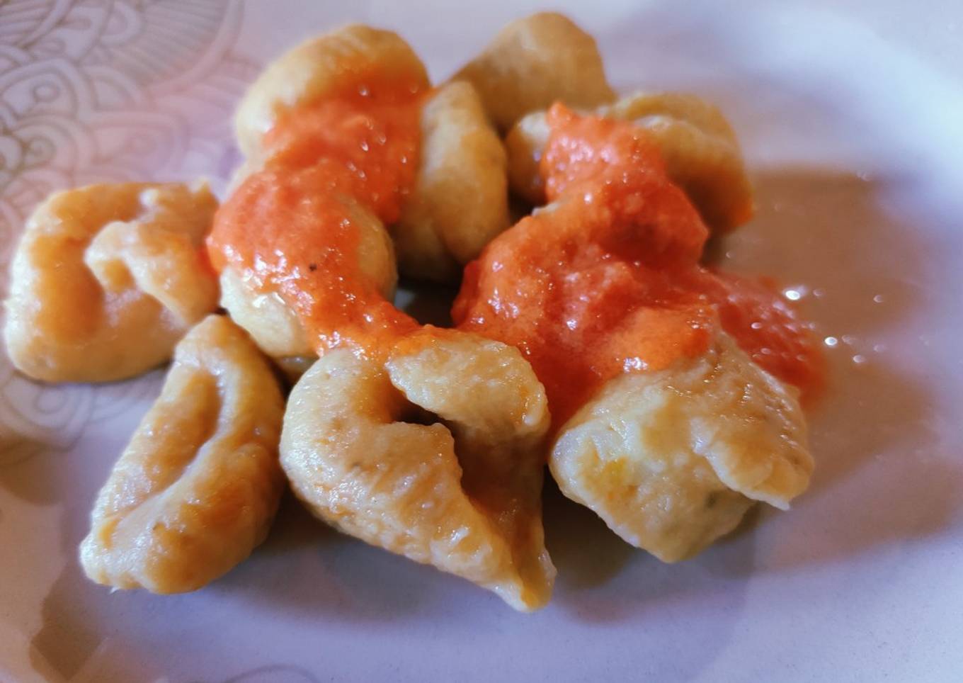 Ñoquis de batata o boniato