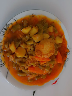عکسی از دستور خوراک لوبیا سبز