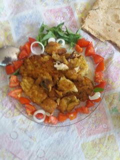 عکسی از دستور ماهی سوخاری🥰