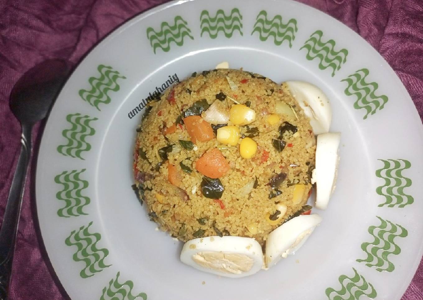 Dambun couscous (Steamed couscous)