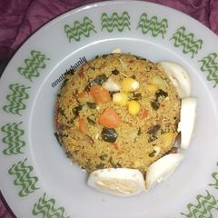 A picture of Dambun couscous (Steamed couscous).
