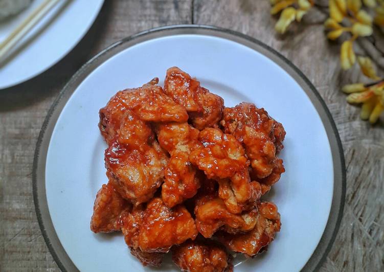 Resep Korean Fried Chicken Ala Bonchon Anti Gagal