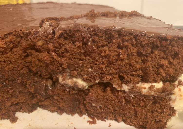 Simple Way to Make Quick Chocolate layered cake