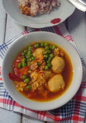 Foto resep Sup bakso segar