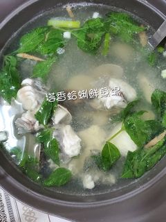 塔香蛤蜊鮮魚湯 的食譜成品照片